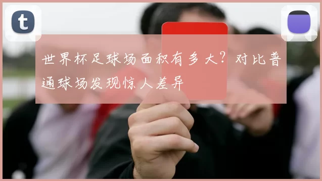 世界杯足球场面积有多大?对比普通球场发现惊人差异