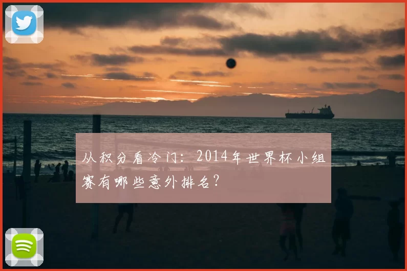 从积分看冷门:2014年世界杯小组赛有哪些意外排名?