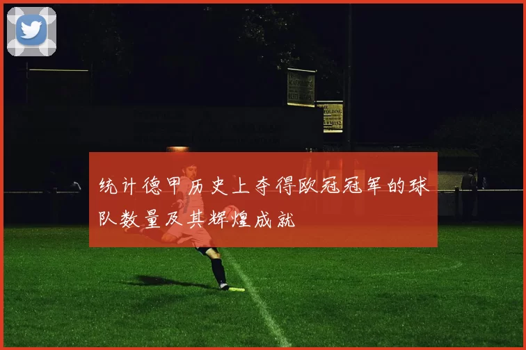 统计德甲历史上夺得欧冠冠军的球队数量及其辉煌成就