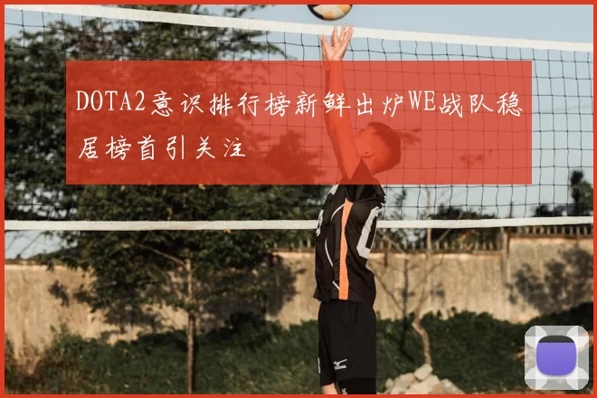 DOTA2意识排行榜新鲜出炉WE战队稳居榜首引关注